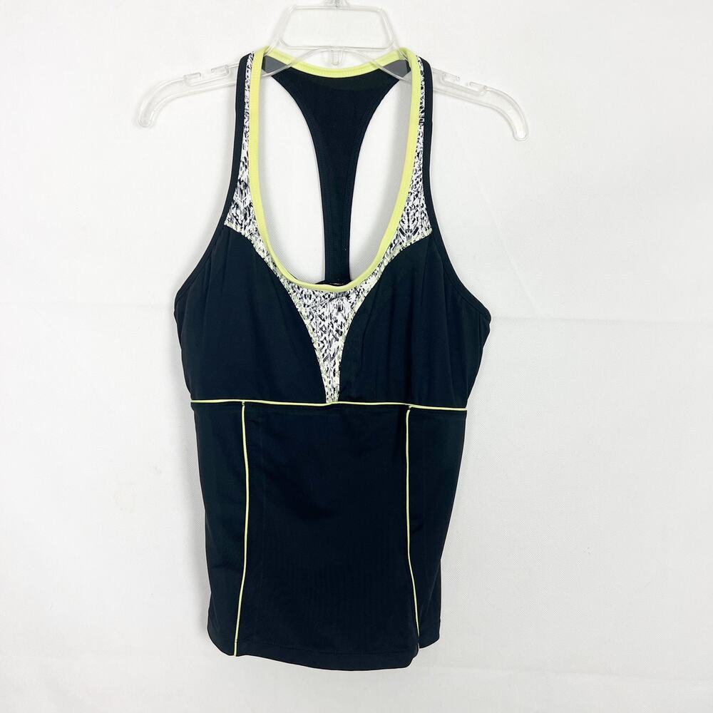 Athleta Activewear Black Breathable Tank Top Size Small